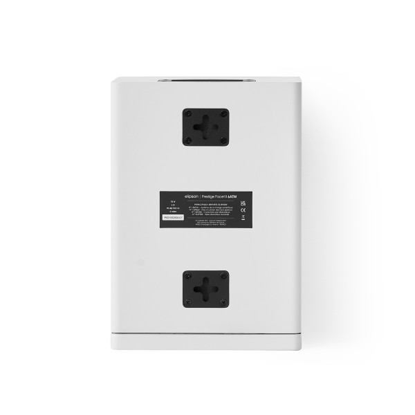 Elipson Prestige Facet II 6ATN Atmos & Surround Loudspeakers, White Matt - rear 
