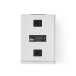 Elipson Prestige Facet II 6ATN Atmos & Surround Loudspeakers, White Matt - rear 