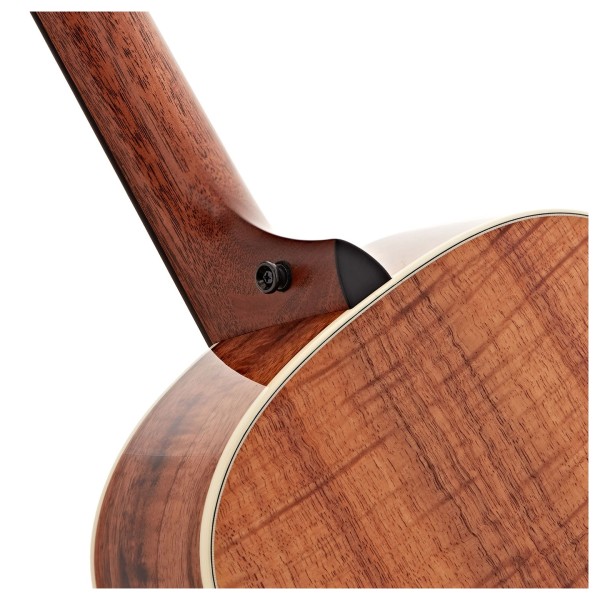 Taylor Gold Label 814e Koa Super Auditorium - neck back 