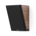 Elipson Prestige Facet II 6ATN Atmos & Surround Loudspeakers, Black Matt / Walnut - grille on