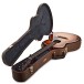 Taylor Gold Label 814e Koa Super Auditorium, Sunburst - case open 