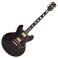 Gibson Custom 1959 ES-355 Reissue Stop Bar Ultra Light Aged, Ebony #A921462 - front