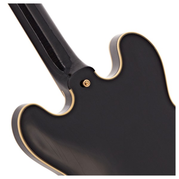 Gibson Custom 1959 ES-355 Reissue Stop Bar Ultra Light Aged, Ebony #A921462 - body back 