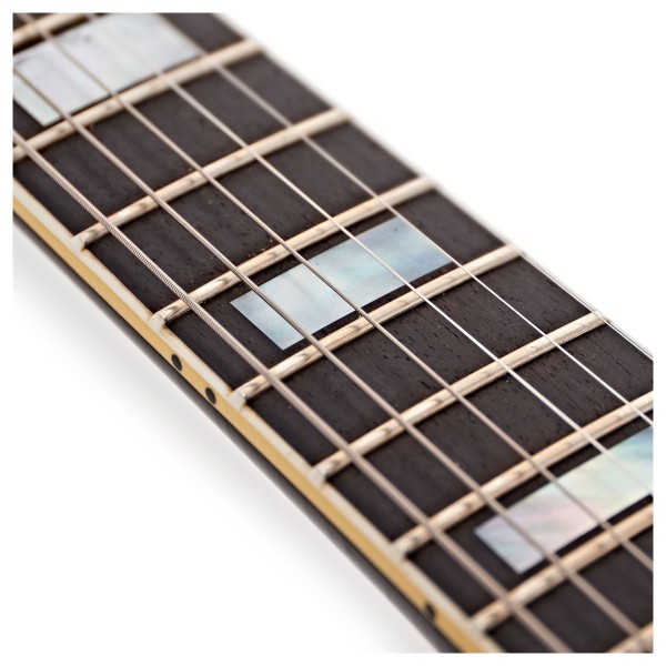 Gibson Custom 1959 ES-355 Reissue Stop Bar Ultra Light Aged, Ebony #A921462 - inlays 
