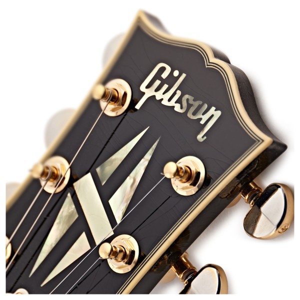 Gibson Custom 1959 ES-355 Reissue Stop Bar Ultra Light Aged, Ebony #A921462 - logo 