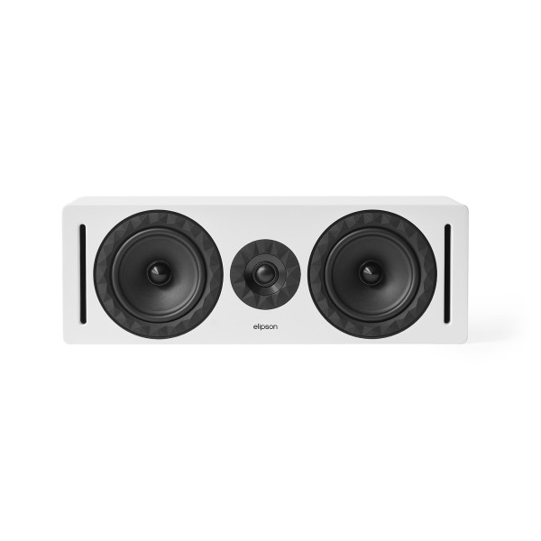 Elipson Prestige Facet II 14C Centre Loudspeakers, White Matt - front square