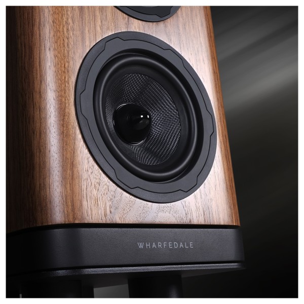 Wharfedale EVO 5.1 Bookshelf Speaker - Detail image, Black Woven Kevlar Cone Driver