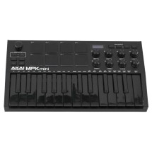 Akai Profesjonalna klawiatura do produkcji laptopów MPK Mini MK3, czarna - Z drugiej ręki