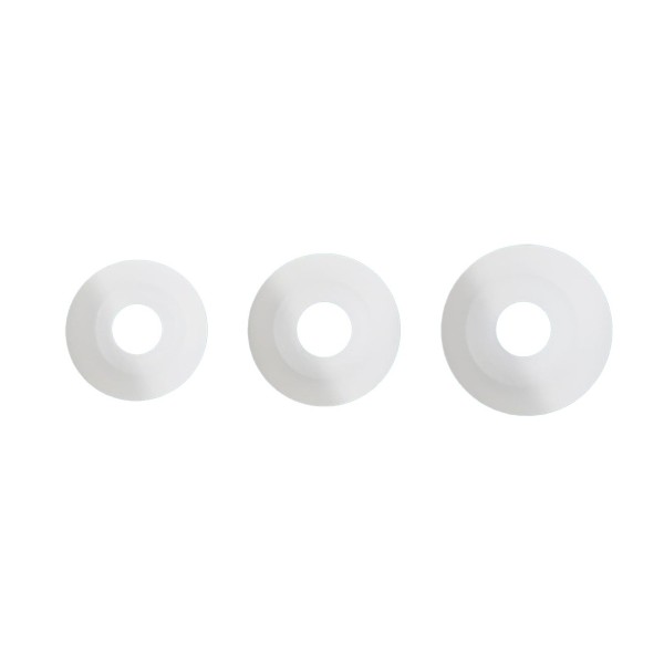 Panasonic RP-TCM225DE USB-C Earphones, White - Small, Medium, and Large optional Earpieces