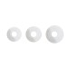 Panasonic RP-TCM225DE USB-C Earphones, White - Small, Medium, and Large optional Earpieces