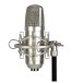 Trumix Studio Condneser Microphone with Shock Mount, Silver - Mounted (Stand Not Included)