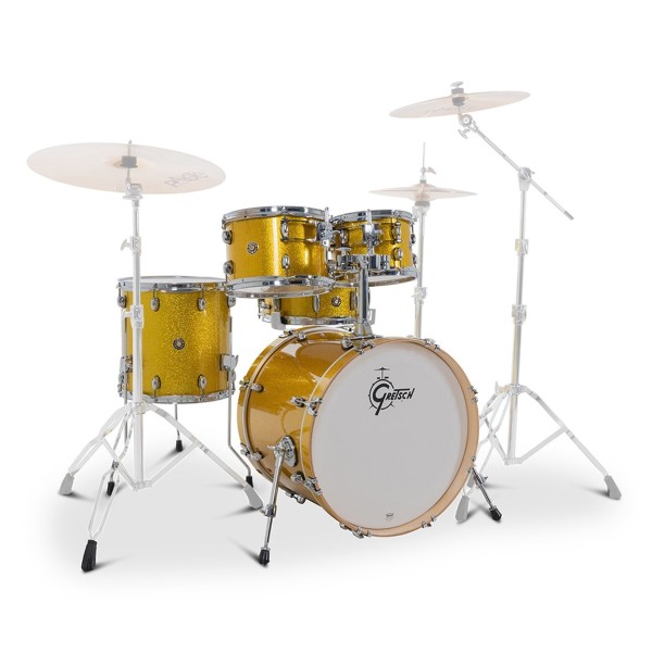 Gretsch Catalina Maple 20'' Fusion 5pc Shell Pack, Lemon Sparkle