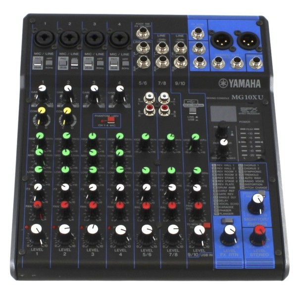 Yamaha MG10XU Analog USB Mixer - Secondhand at Gear4music Yamaha MG10XU Analog USB Mixer - Secondhand at Gear4music