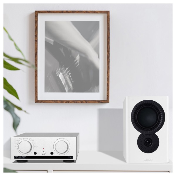 Mission 778x Integrated Amplifier with Bluetooth, Silver Lifestyle View