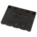 Fender HiMass 4-String Bass Bridge Assembly With Brass Saddles, Black - back 