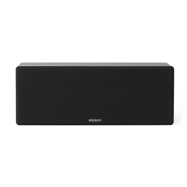 Elipson Prestige Facet II 11C Centre Loudspeakers, Black Matt - grille on 