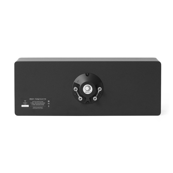 Elipson Prestige Facet II 11C Centre Loudspeakers, Black Matt - rear 