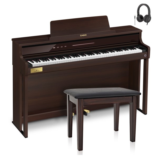 Casio AP-750 Digital Piano Package, Rosewood