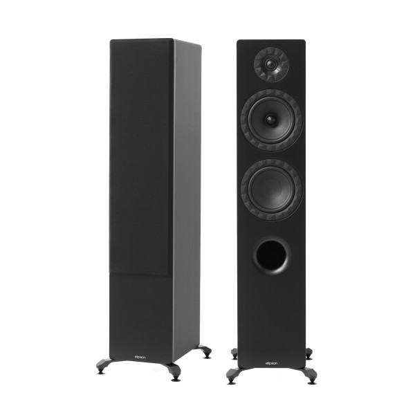 Elipson Prestige Facet II 14F Floorstanding Speakers (Pair), Black Matt