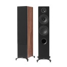 Elipson Prestige Facet II 14F Floorstanding Speakers (Pair), Black Matt / Walnut