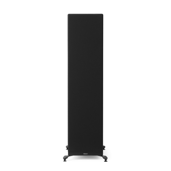 Elipson Prestige Facet II 34F Floorstanding Loudspeakers (pair), Black Matt / Walnut - front grille
