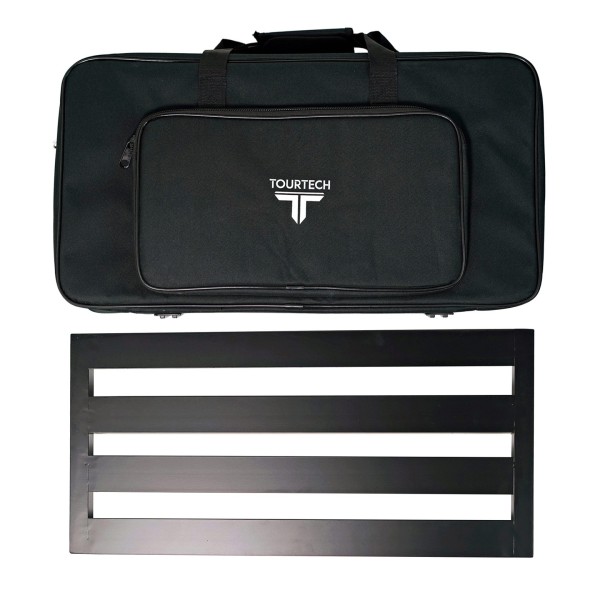 Tourtech TTPB-6-B Pedal Board With Bag - Bundle