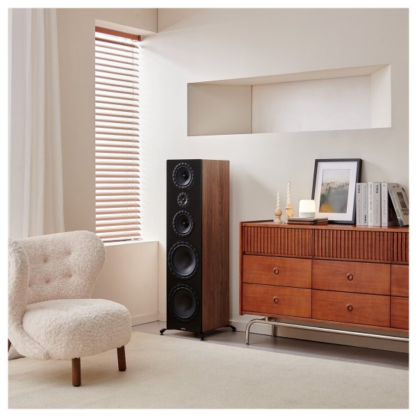 Elipson Prestige Facet II 34F Floorstanding Loudspeakers (pair), White Matt - lifestyle 