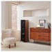 Elipson Prestige Facet II 34F Floorstanding Loudspeakers (pair), Black Matt - lifestyle 