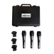 Trumix UM-VM-603 Dynamic Vocal Mic 3 Pack In Case - Main