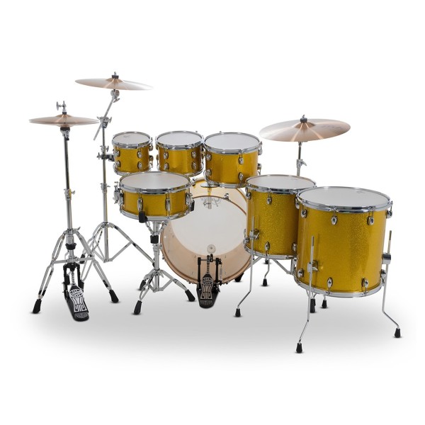 Gretsch Catalina Maple 22" 7pc Shell Pack, Lemon Sparkle