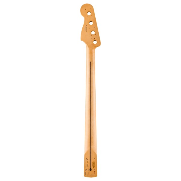 Fender Player II Series Precision Bass Neck, 22 Medium Jumbo Frets, Maple, 9.5", Modern "C" - back 