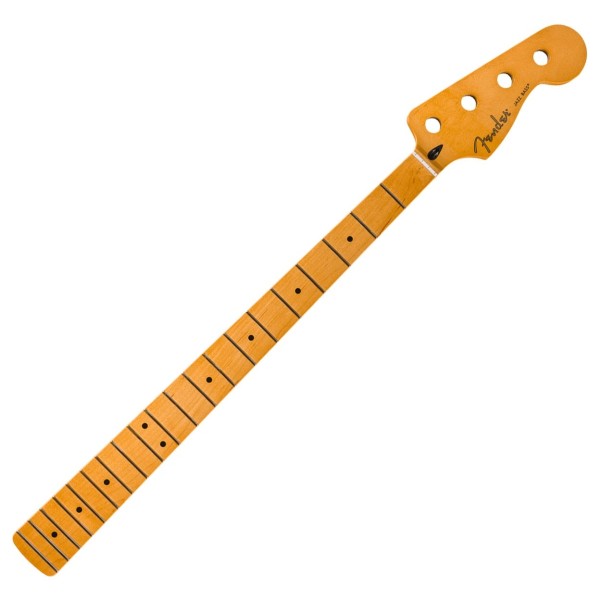 Fender Player II Series Jazz Bass Neck, 22 Medium Jumbo Frets, Maple, 9.5", Modern "C"  -front