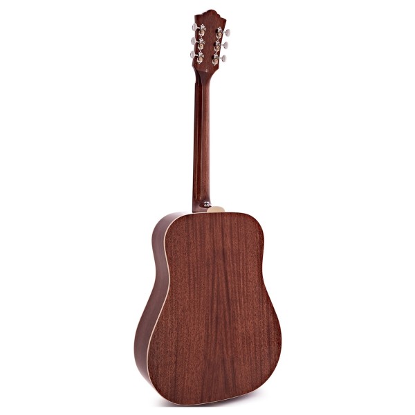 Guild D-140 Westerly Dreadnought Acoustic Guitar, Natural - back 