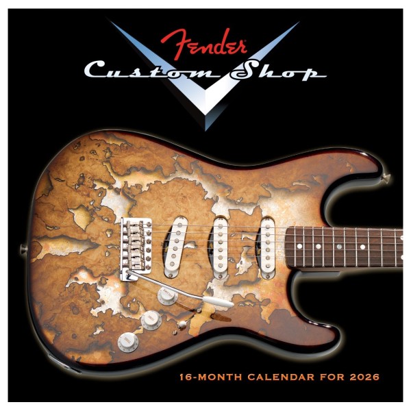 Fender 2026 Fender Custom Shop Calendar  -front