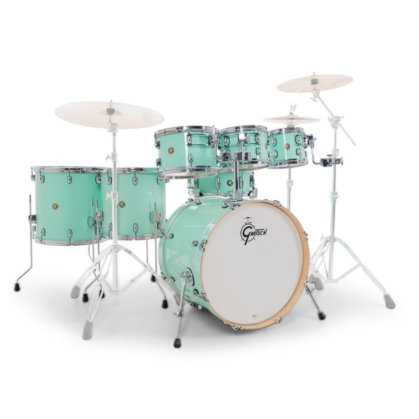 Gretsch Catalina Maple 22" 7pc Shell Pack, Seafoam Green