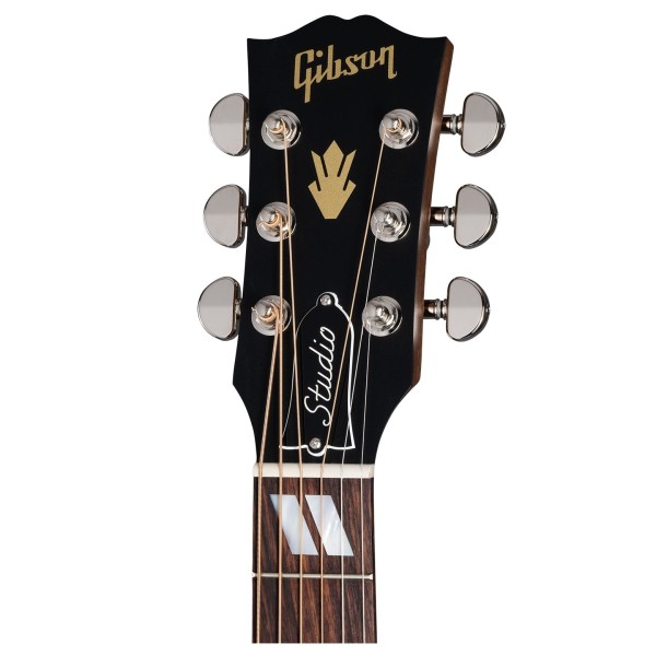 Gibson Hummingbird Studio, Satin Rosewood Burst - headstock 