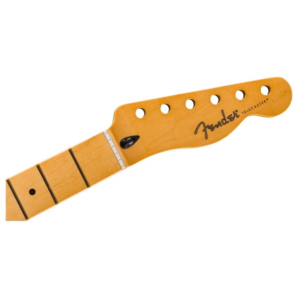 Fender Player II Series Telecaster Neck, 22 Medium Jumbo Frets, Maple, 9.5", Modern "C" - headstock 