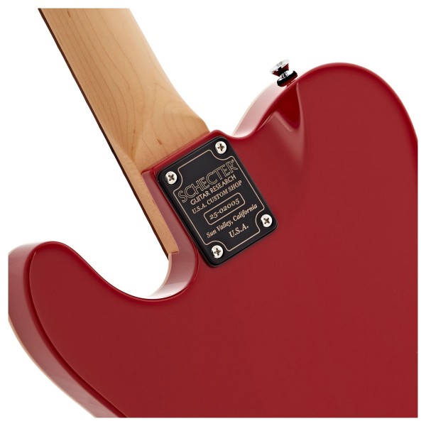Schecter USA PT SS, Red - body back 