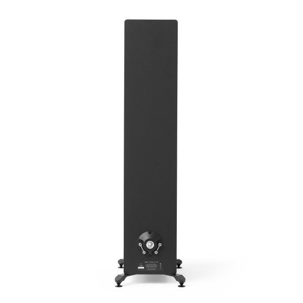Elipson Prestige Facet II 14F Floorstanding Speaker, Black Matt - Rear view and speaker terminals