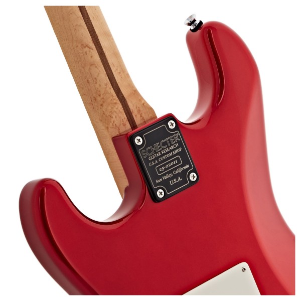 Schecter USA Traditional Sultan, Candy Apple Red  - body back 