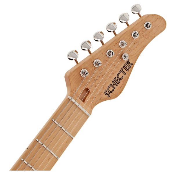 Schecter USA Traditional Sultan, Candy Apple Red - headstock  