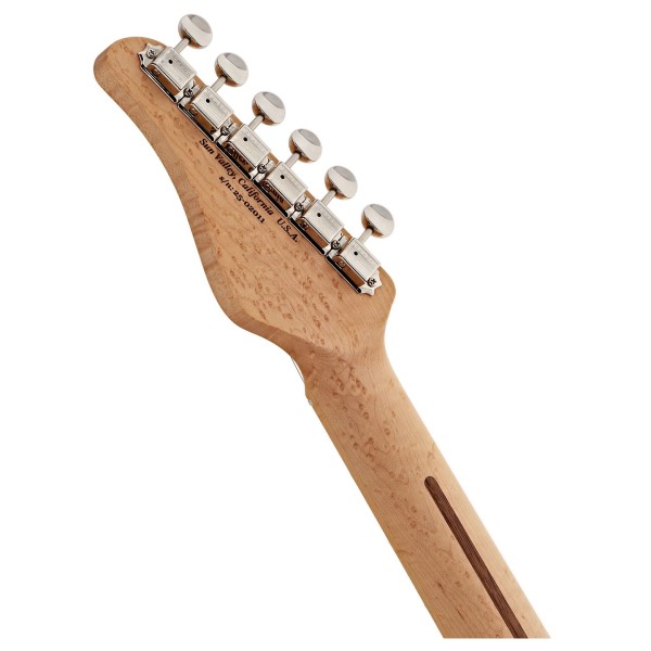 Schecter USA Traditional Sultan, Candy Apple Red - headstock back 