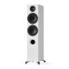 Elipson Prestige Facet II 14F Floorstanding Speaker, White Matt - Angled view, no grille