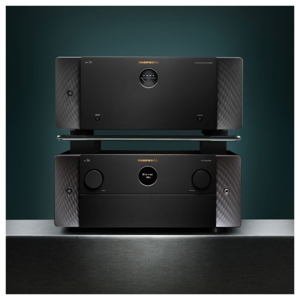 Marantz AMP 20 12 Channel Power Amplifier - lifestyle with av20 