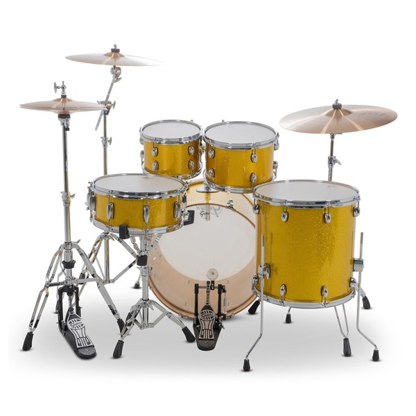 Gretsch Catalina Maple 22" USA Fusion Shell Pack, Lemon Sparkle