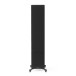 Elipson Prestige Facet II 14F Floorstanding Speaker, Black Matt / Walnut - Front view, grille attached