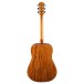 Fender CD-60 Dreadnought V3 DS, Natural Walnut with Case - back