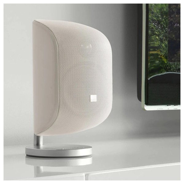 Bowers & Wilkins M-1 Satellite Speaker (Single), Matte White - lifestyle