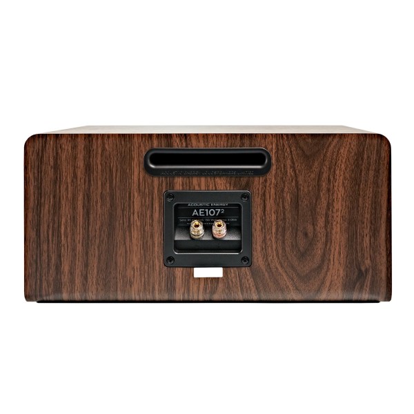 Acoustic Energy AE107 MK2 Centre Speaker, Walnut - rear