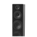 Elipson Prestige Facet II 24F Floorstanding Speakers (Pair), Black Matt - Detail image, up-close view of tweeter, mid-range driv